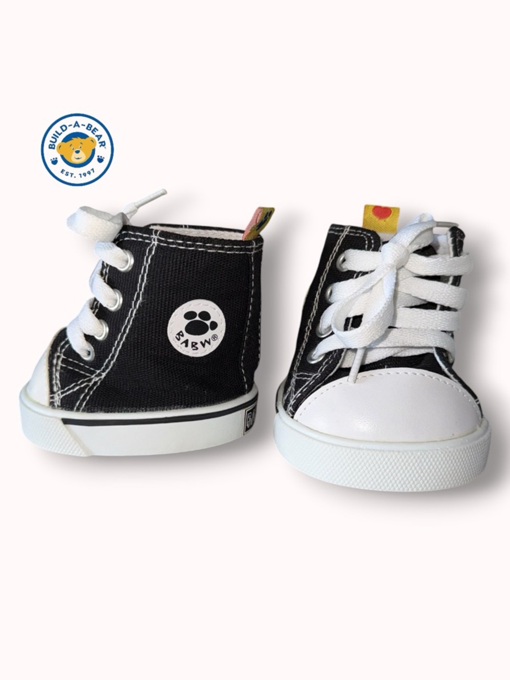 Build A Bear canvas high top sneakers